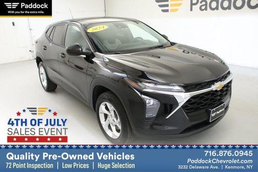 Mosaic Black Metallic 2024 Chevrolet Trax LS