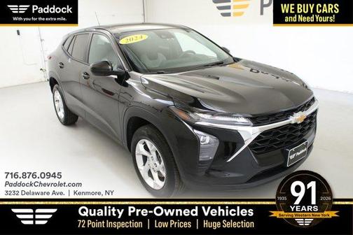 Mosaic Black Metallic 2024 Chevrolet Trax LS
