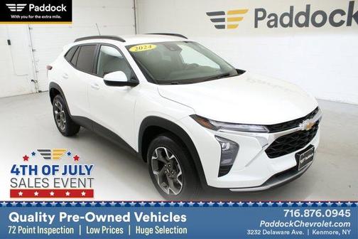 Summit White 2024 Chevrolet Trax LT