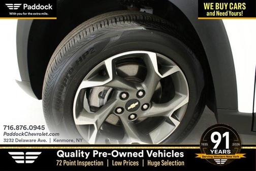 Summit White 2024 Chevrolet Trax LT