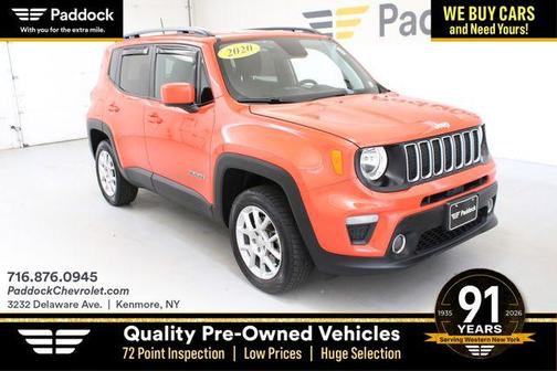 Omaha Orange Clearcoat 2020 Jeep Renegade Latitude