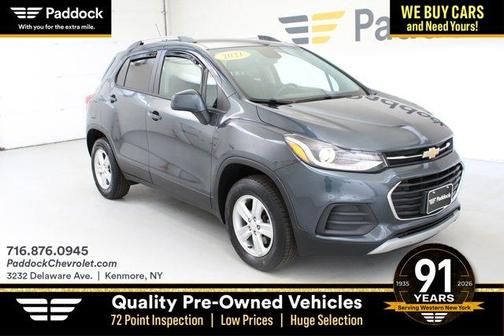 Shadow Gray Metallic 2021 Chevrolet Trax LT