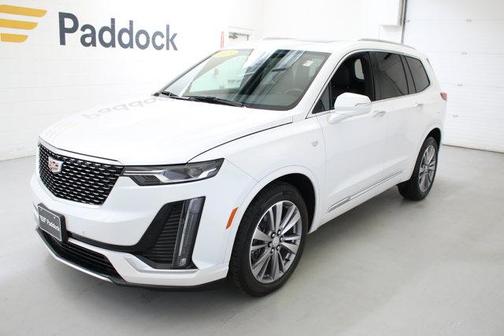 Crystal White Tri-Coat 2025 Cadillac XT6 Premium Luxury AWD