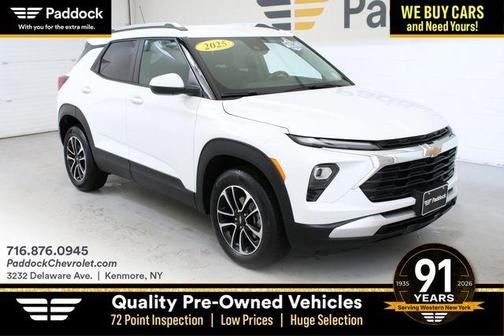 Summit White 2025 Chevrolet Trailblazer LT