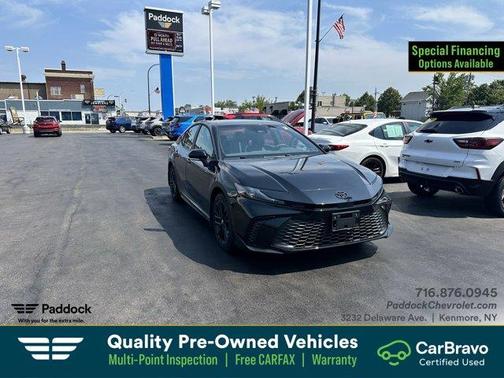 Midnight Black Metallic 2026 Toyota Camry SE