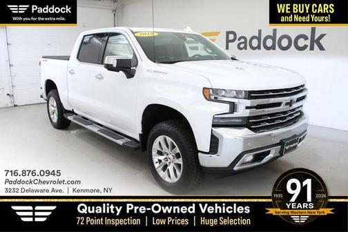 Summit White 2019 Chevrolet Silverado 1500 LTZ Truck