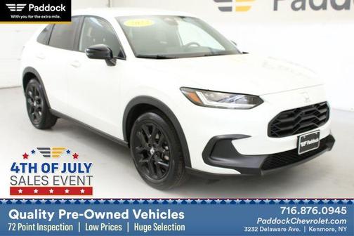 White 2023 Honda HR-V Sport
