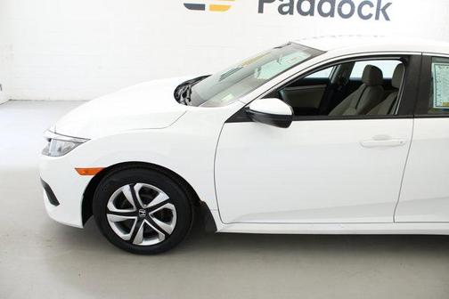 White 2016 Honda Civic LX