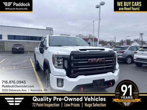 Summit White 2022 GMC Sierra 2500 AT4