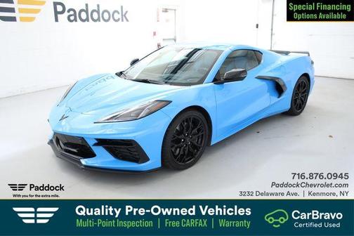 Rapid Blue 2023 Chevrolet Corvette Stingray w/3LT
