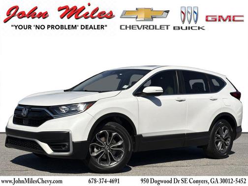 Platinum White Pearl 2021 Honda CR-V 2WD EX-L