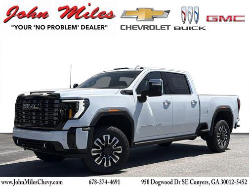 Glacier White Tricoat 2026 GMC Sierra 2500 Denali Ultimate