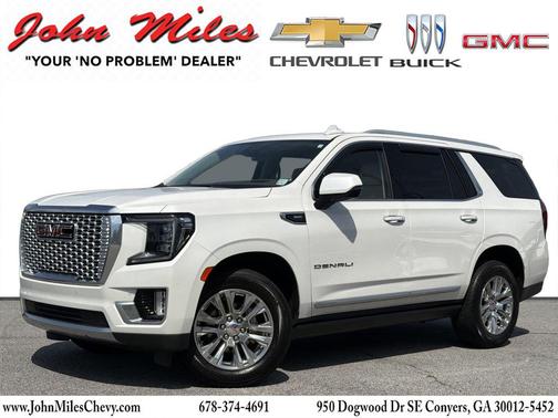 White Frost Tricoat 2022 GMC Yukon Denali