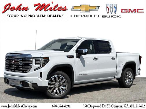 Glacier White Tricoat 2026 GMC Sierra 1500 Denali