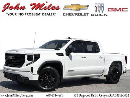 Summit White 2022 GMC Sierra 1500 Elevation