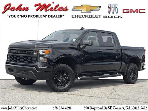 Black 2024 Chevrolet Silverado 1500 Custom Trail Boss