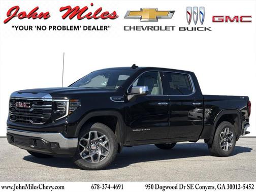 Onyx Black 2026 GMC Sierra 1500 SLT