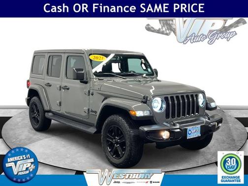 Sting-Gray Clearcoat 2021 Jeep Wrangler Unlimited Sahara Altitude 4x4 SUV
