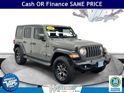 Sting-Gray Clearcoat 2018 Jeep Wrangler Unlimited Sport S 4x4 SUV
