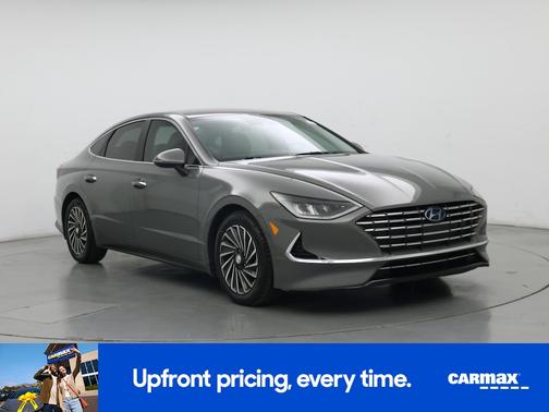 Gray 2021 Hyundai SONATA Hybrid SEL