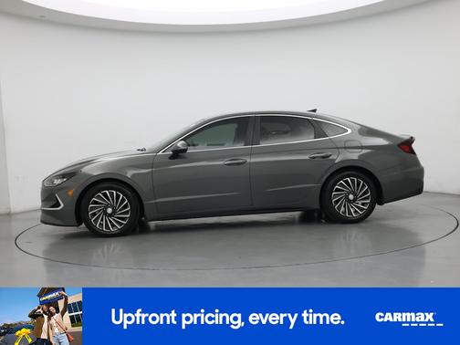 Gray 2021 Hyundai SONATA Hybrid SEL