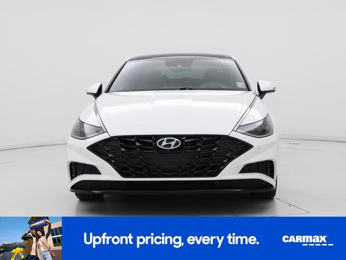 White 2021 Hyundai SONATA Limited