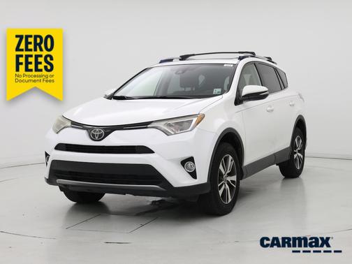 White 2017 Toyota RAV4 XLE
