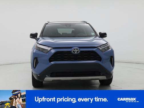Blue 2025 Toyota RAV4 Hybrid XSE