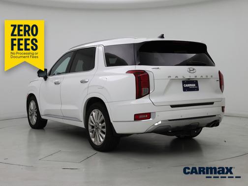 White 2020 Hyundai PALISADE Limited