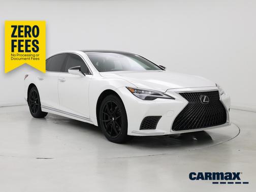 White 2022 Lexus LS 500
