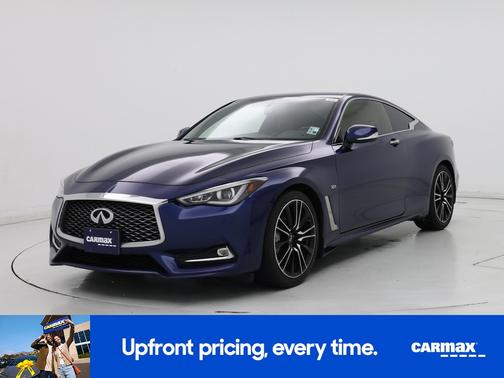 Blue 2018 INFINITI Q60 Sport