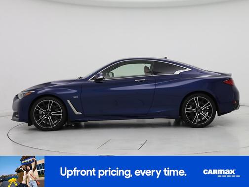Blue 2018 INFINITI Q60 Sport