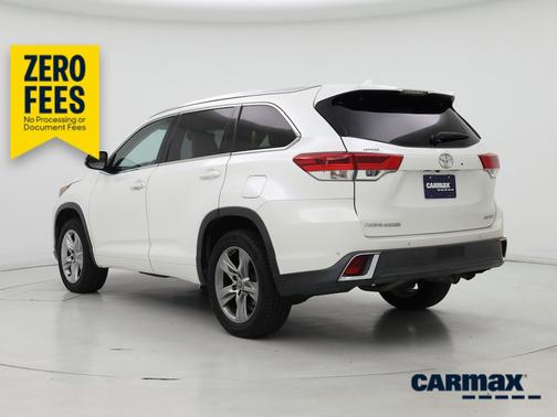 White 2017 Toyota Highlander Limited