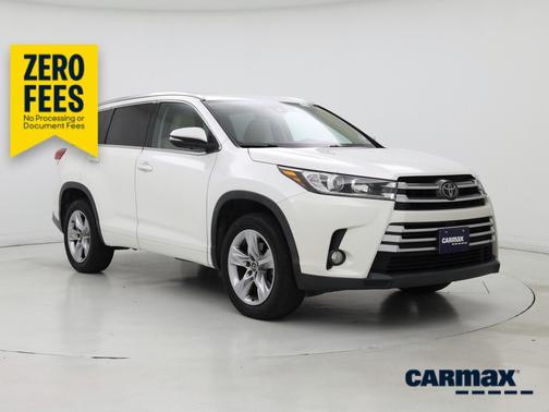 White 2017 Toyota Highlander Limited
