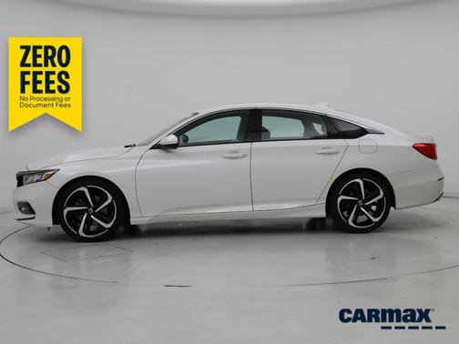 White 2019 Honda Accord Sport