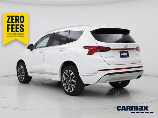 White 2023 Hyundai SANTA FE Calligraphy