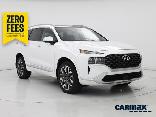White 2023 Hyundai SANTA FE Calligraphy