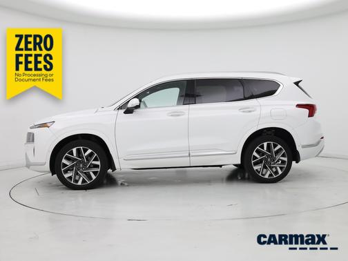 White 2023 Hyundai SANTA FE Calligraphy