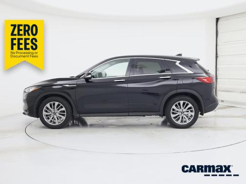 Black 2023 INFINITI QX50 Pure