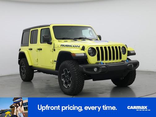 Yellow 2023 Jeep Wrangler 4xe Unlimited Rubicon
