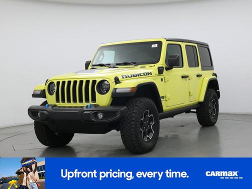 Yellow 2023 Jeep Wrangler 4xe Unlimited Rubicon