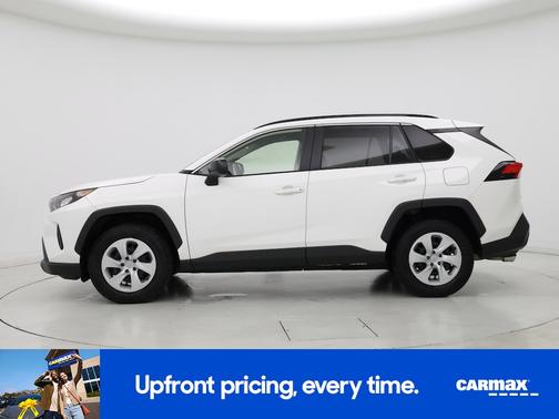 White 2019 Toyota RAV4 LE