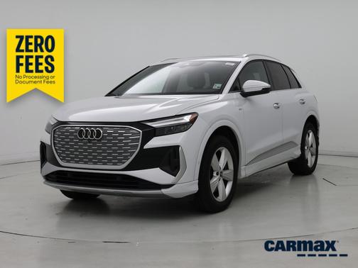 White 2024 Audi Q4 e-tron Premium Plus