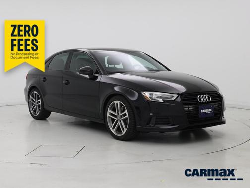 Black 2019 Audi A3 Titanium Premium