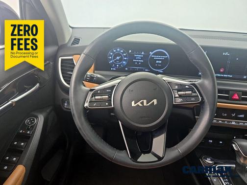 Blue 2025 Kia Seltos EX