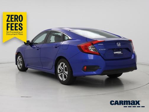 Blue 2018 Honda Civic LX