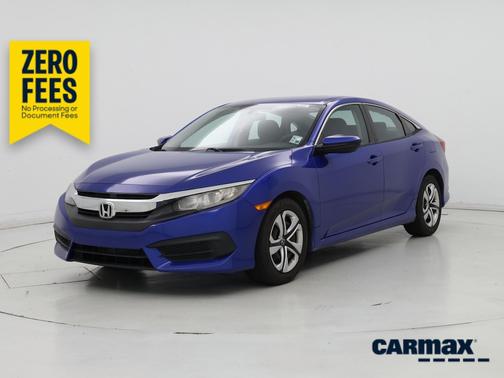 Blue 2018 Honda Civic LX