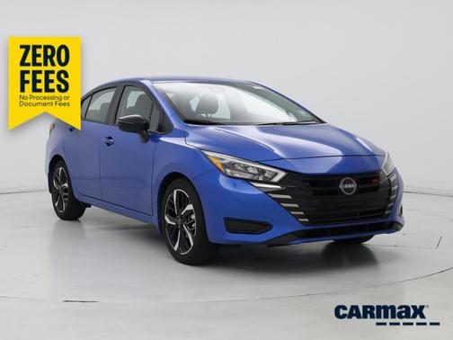 Blue 2024 Nissan Versa SR