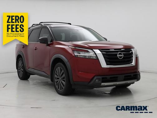 Red 2022 Nissan Pathfinder SL