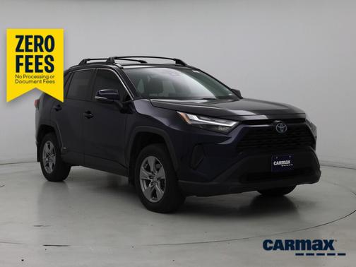 Blue 2024 Toyota RAV4 Hybrid XLE